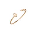 thumbnail image 1 of Brazalete jinwen Pulsera asimétrica con llave de amor Oro Apertura, 1 of 8