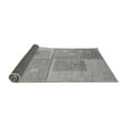 thumbnail image 2 of Ahgly Company Indoor Square Abstract Gray Modern Area Rugs, 5' Square, 2 of 4