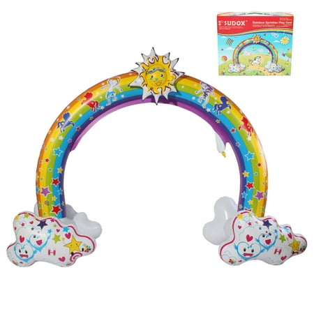 inflatable rainbow sprinkler walmart