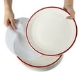 thumbnail image 6 of Simplify Holiday Dinner Plate Dinnerware Storage Box with 12 Felt Dividers, Red, 6 of 11
