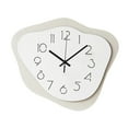 thumbnail image 3 of deevoka Hanging Clock Silent Family Friends Wall Art Decor Office Acrylic Wall Clock Beige, 3 of 9