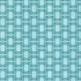 thumbnail image 1 of Ahgly Company Machine Washable Indoor Square Transitional Tron Blue Area Rugs, 5' Square, 1 of 7