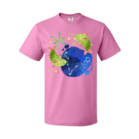 Inktastic Pisces Constellation Zodiac Sign Illustration T-Shirt