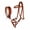 Tan, variant on Challenger USA Horse Western Leather Tack Bitless Sidepull Bridle Rein BLK 77RT03BK-F