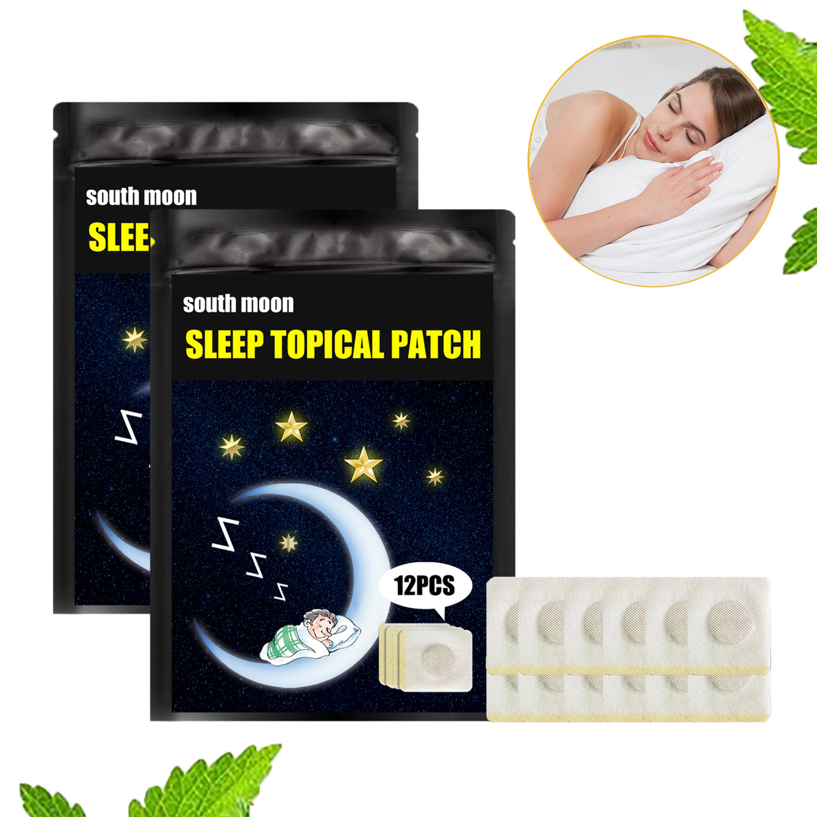Wellamoon Sleeping Patch Sleep Patches, Sleep Support Patches, Sleep