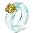 thumbnail image 1 of Anillos lindos de resina acrílica Anillos transparentes coloridos para nudillos de verano Wmkox8yii  fajkfhkj1720, 1 of 2