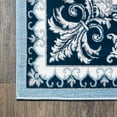 thumbnail image 5 of JONATHAN Y MODERN PERSIAN 2 x 10 Runner Rug, Acanthus French Border - Blue/Navy, MDP504E-210, 5 of 9