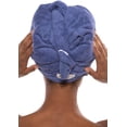 thumbnail image 4 of Women's Towel Wrap - Viscose from Bamboo Spa Wrap Set by Texere (The Waterfall, Kashmir Blue, 2X/3X), 4 of 6