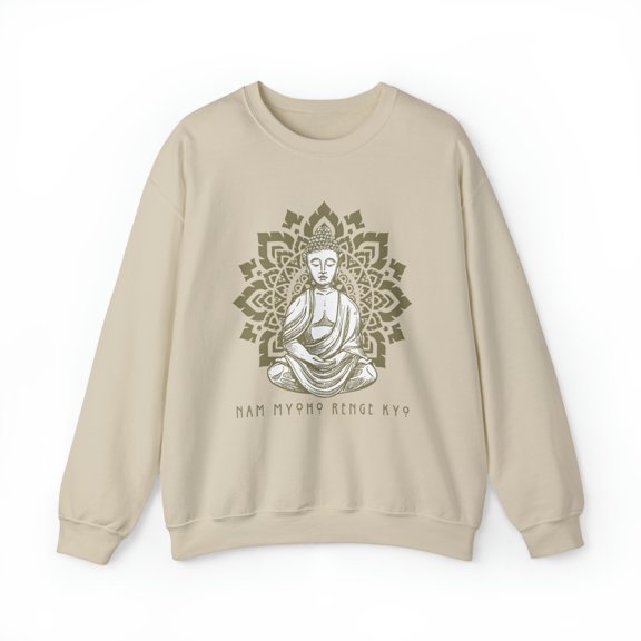 Nam Myoho Renge Kyo Crewneck Sweatshirt Peace Shirt Buddhist Sweatshirt