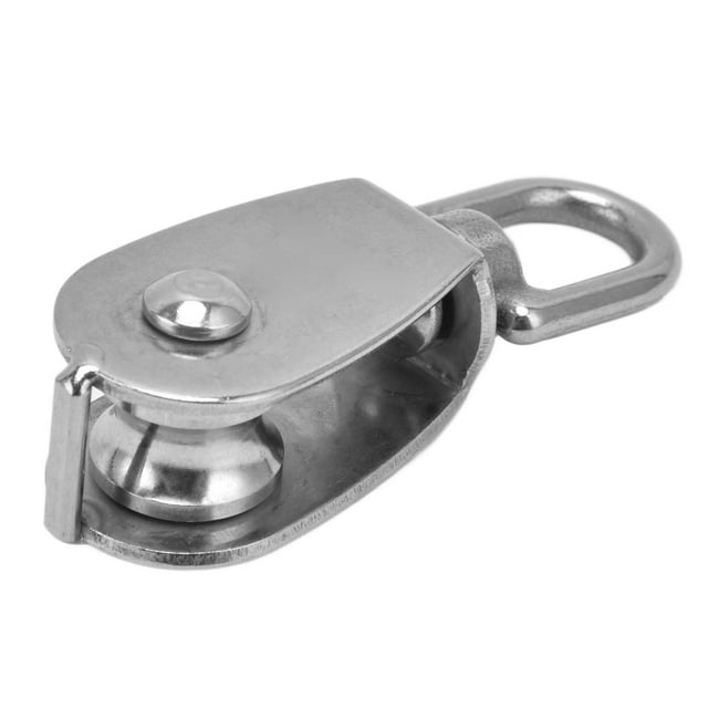 Pulley Wheel, Lifting Pulley Pulley Rugged 304 Stainless Steel Safe Wire Rope Stainless Steel Pulley For Mining For Flexible Pulleys For Homes For Shipping
