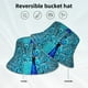 thumbnail image 2 of Fotbe Beautiful Blue Peacock Sombrero Tipo Pescador con Estampado – Sombrero de Sol de Algodón de Moda para Playa, Golf, Pesca, 2 of 6
