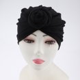 thumbnail image 2 of Turbante Sombrero Indio Sunnimix 2pcs Mujer Niño Bebé Suave Elástico Negro, 2 of 8