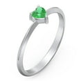 thumbnail image 3 of Bague Pierre de Naissance Cœur - Émeraude (Peut), 3 of 6