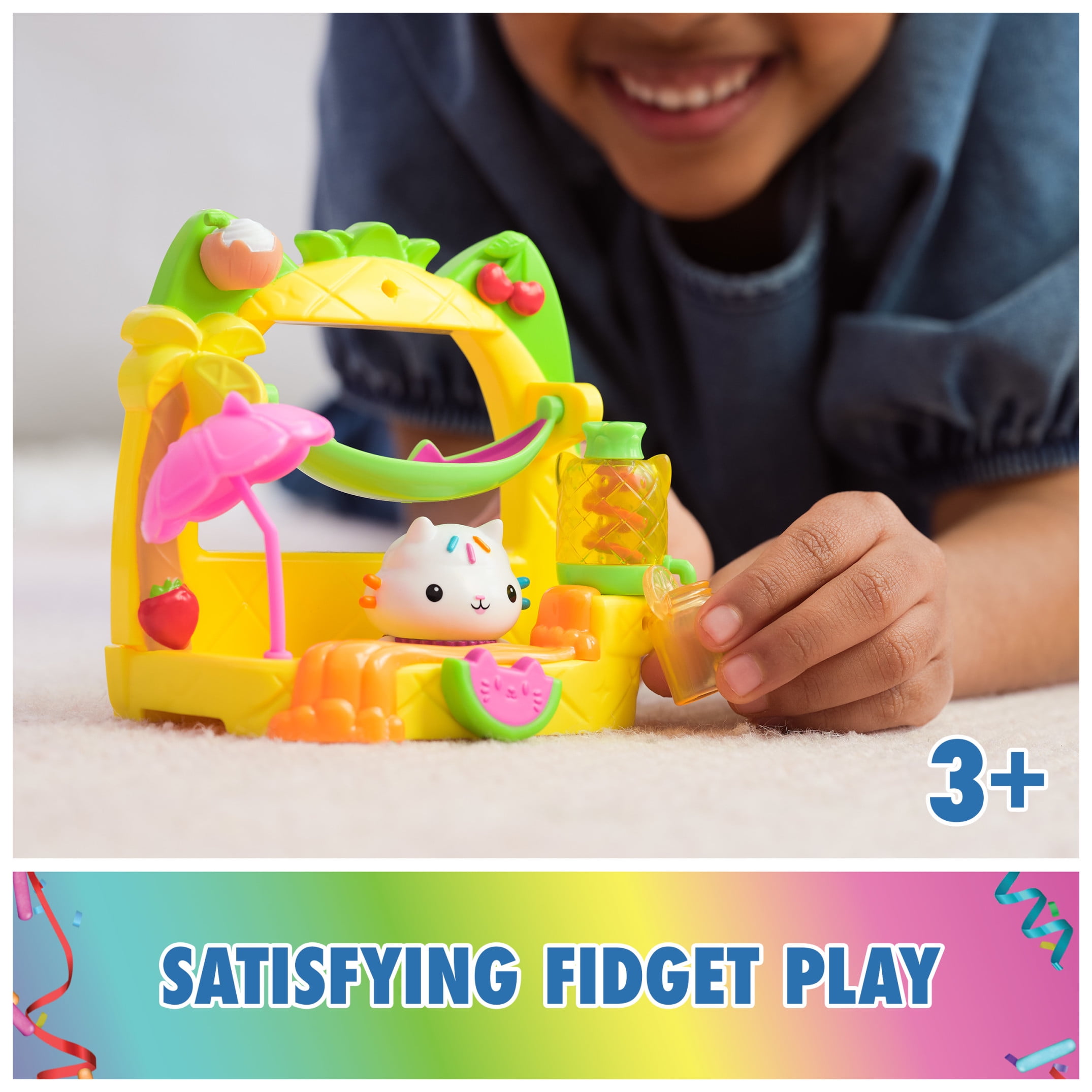 Gabby’s Dollhouse, Cakey’s Fruit Smoothie Balcony Playset with Toy Figure & Accessories  (图4) Gabby’s Dollhouse, Cakey’s Fruit Smoothie Balcony Playset with Toy Figure & Accessories  (图4)
