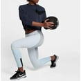 thumbnail image 2 of Nike Women's Dri-Fit Legendary Mid Rise Training Tights (Cool Grey/Sky Blue, Large), 2 of 2