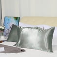 thumbnail image 2 of 2 Paquetes Satén Almohada Fundas Sedosa Satinada Almohada Fundas Unique Bargains Funda de Almohada, 2 of 6