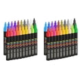 thumbnail image 1 of 2X Paint Pens Paint Markers, 20 Colors Oil-Based Waterproof Paint Marker Pen Set, Never Fade Quick Dry and Permanent, 1 of 4