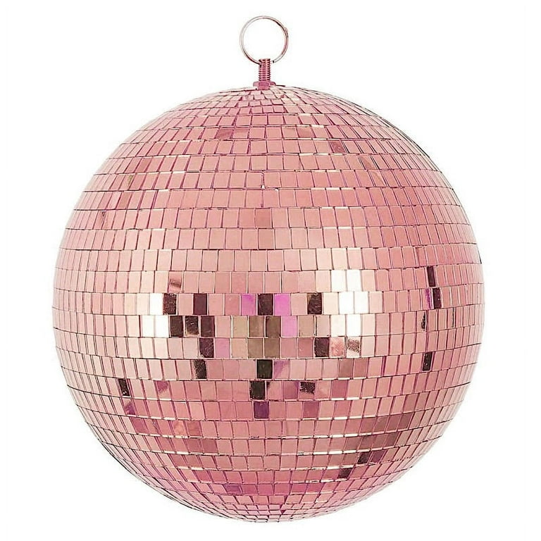 Rose Gold Pink Mirror Disco Balls – ThePrettyPartyBoxx