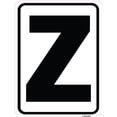 thumbnail image 1 of SignMission A-1824-22914 18 x 24 in. Aluminum Sign - Sign with Letter Z, 1 of 1
