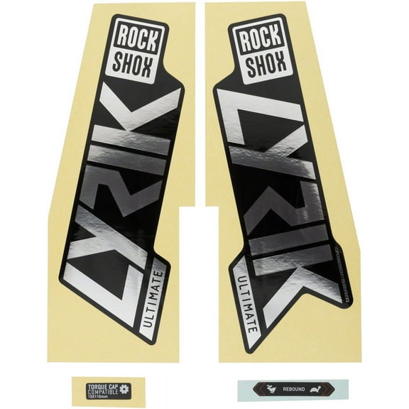 Rockshox Fork Decal Kit - Lyrik Ultimate 27.5"/29" Gloss Polar