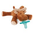 thumbnail image 3 of WubbaNub - Newborn Infant Baby Pacifier with Plush Animal - Moose, 3 of 5