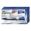 BIC Intensity Advanced Dry Erase Marker, Chisel Tip, Blue, 12 Count