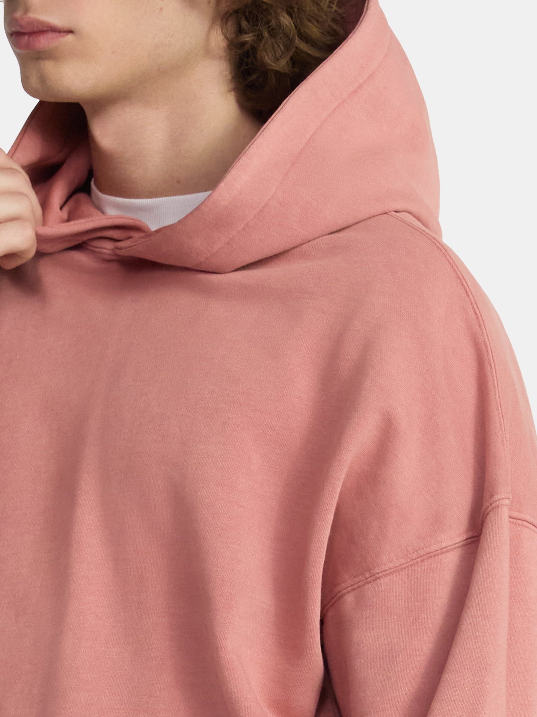 No Boundaries Oversized Hoodie with Long Sleeves, Men's & Big Men's