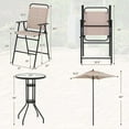 Free Shipping Costway 4PCS Patio Bistro Set Folding Counter Height costway-4pcs-patio-bistro-set-folding-counter-height-chairs-round-bar