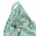 thumbnail image 5 of Floral Lounger Chair Bag, Cornflowers Field in Flourish Butterflies Flying Pastel Bloom Buds, High Capacity Storage with Handle Container, Lounger Size, Mint Green Azure Blue, by Ambesonne, 5 of 5
