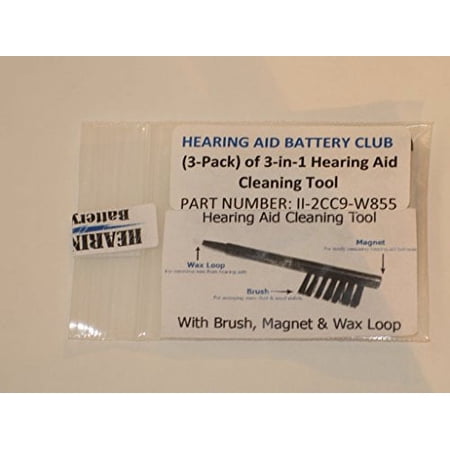 3-in-1 Hearing Aid Cleaning Tool Kit