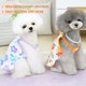thumbnail image 5 of Paquete de 2 faldas de verano para perros, camisetas, chaleco de algodón, ropa para cachorros (púrpura+naranja), 5 of 6