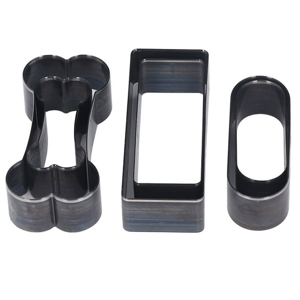 Herramienta De Corte Hueco, 6 Piezas De Troquel De Corte De Cuero De Fácil Operación, Acero De Aleación Con Forma De Hueso Ovalado Rectangular Con Caja De Almacenamiento Para ANGGREK Leather Punch Cutter Tool