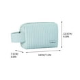 thumbnail image 2 of Fiudx Bonita Bolsa con Forma de Sartén, Estuche Ligero para Cosméticos, Organizador Portátil para Artículos de Tocador, Ideal para Viajes y Hogar, Ideal Como Regalo para Mujer, de Piel Sintética., 2 of 2
