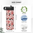 thumbnail image 4 of Susaid Cute ladybugs red Print 18oz Sports Insulated Kettle Stainless Steel Water Bottle For Running, Hiking, Cycling, Climbing, 4 of 8