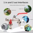 thumbnail image 2 of Robinet d'Irrigation de Jardin 1/2 Pouces Simple/double Sortie Anti-Gel, 2 of 8