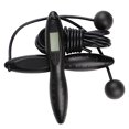 thumbnail image 3 of Cuerda de saltar de para profesion, para entrenamiento cardiovascular, entrenamiento de resistencia, entrenamientos de fitness, ejercic Negro DYNWAVEMX Contando la cuerda de saltar de PVC, 3 of 8