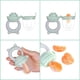 thumbnail image 3 of [Versión de actualización 2020] Juego de tetinas de frutas para bebés felices: un amigo que ayuda a tener una experiencia de sabor especial: anillo de dentición que alivia el dolor y, 3 of 6