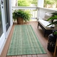 thumbnail image 6 of Addison Rugs Chantille Indoor/Outdoor Transitional Stripes Aqua Washable Runner Rug, 2'3" x 7'6", 6 of 6