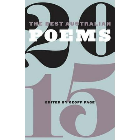 The Best Australian Poems 2015 - eBook (Best Butter In Australia)