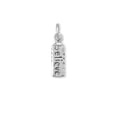 thumbnail image 1 of Women's .925 Sterling Silver Oxidized "believe" Tag Charm, 1 of 2