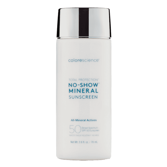 Colorescience Sunforgettable Total Protection No-Show Mineral Sunscreen SPF 50, 2.6 fl oz