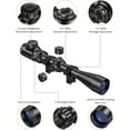 thumbnail image 2 of SharpOptics 3-9x40 Scope, Red & Green Illuminated Optical Riflescope, 1 inch Tube Scope, 2 of 4
