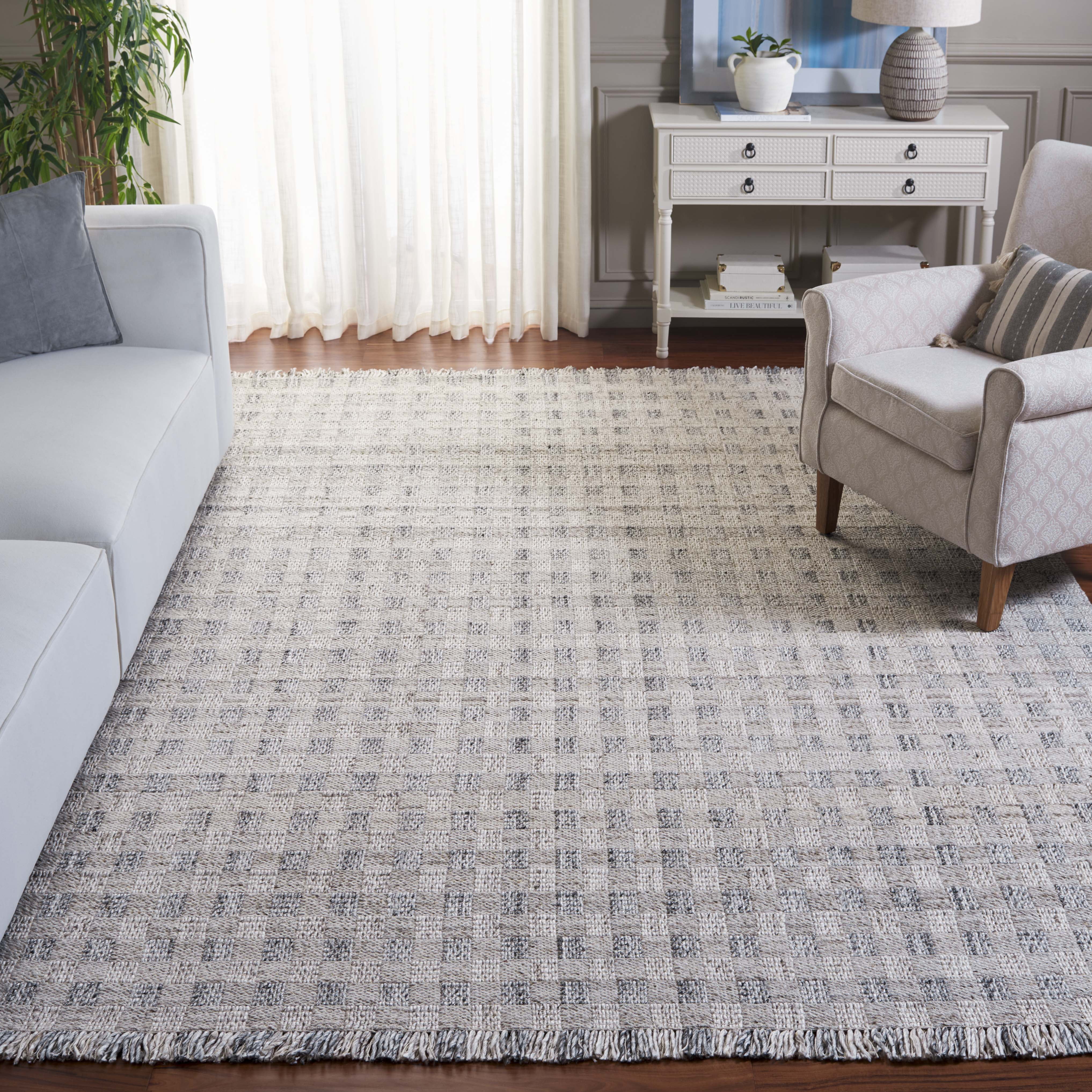 SAFAVIEH Renewal Devrim Geometric Area Rug, Gray, 8' x 10'