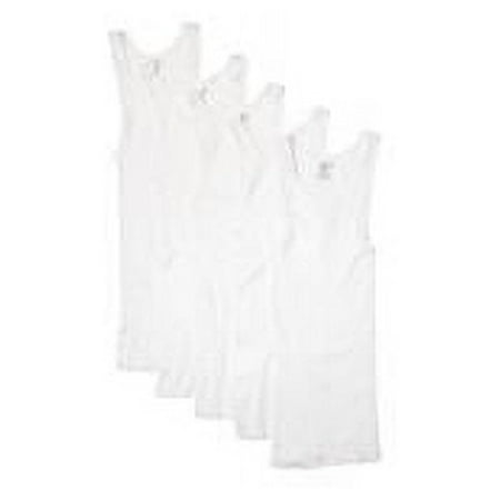 Fruit of the Loom Men's A Shirts, White, Medium(Pack of 5)