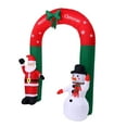 thumbnail image 3 of Arco Inflable Navideño Iluminado Strade Fareast Limited de 3,1 m de alto Decoración Navideña 110 V para Patio de Invierno, 3 of 8