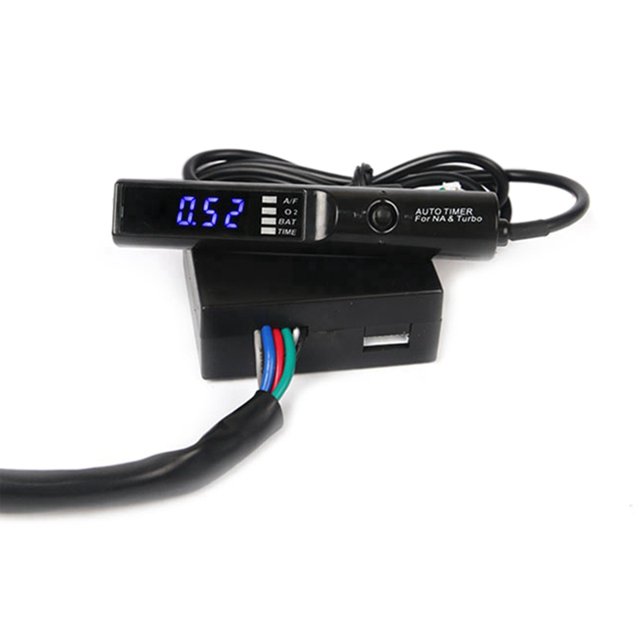 Temporizador Turbo Universal de 12 V para Automóvil Universal Pantalla Digital LED para Motor Turboalimentado y NA Protector Azul