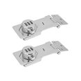 thumbnail image 1 of 2 Cerraduras De Combinación Antirrobo P/ Puertas De Armarios Belug, Plata, 1 of 5