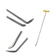 thumbnail image 2 of Qiaoxi Rods Auto Body Dent Repair Tool Sturdy Alloy Steel Tail Dent Repair Tools, Paintless Hooks Rods Hail Damage Removal Tools for Body Hail Damage Door Dent Repair, 2 of 8