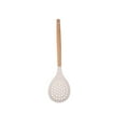 thumbnail image 3 of Conjunto de Utensilios de Cocina Mango de Madera Blanco Cuchara de Espátula de Silicona Cuchara de Sopa Conjunto de Utensilios de Comida Complementarios, 3 of 5