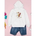 thumbnail image 3 of Bunny Drawing Hoodie Juniors -Image by Shutterstock,  Medium, 3 of 4